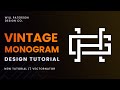 Creating a Vintage Monogram in Vectornator