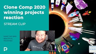 Clone Comp 2020 winning projects reaction - Stream clip