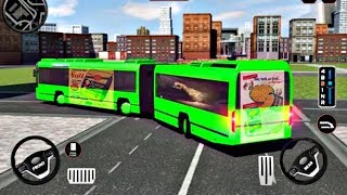 Articulated Metro Bus Simulator 2018 - Dual Steering Wheel Bus | Android GamePlay FHD screenshot 4