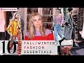10 Fall/ Winter Fashion Trend  Essentials 2020