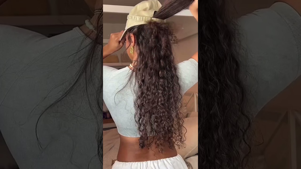 One of my fav styles with a hat especially on those later in the week curls 