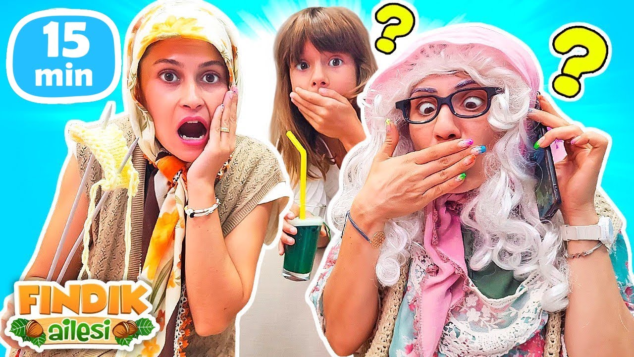 Ayşe ve Nuriye, Zara’nın içeceğini içiyor ve baloncuk yapıyor! Eğlenceli videolar.