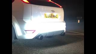 Ford Focus ST 225 KMS Section 18 & Group A Induction Kit Flames!!