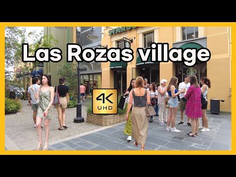 [4kspain] Walking Outlet Store Las Rozas Village in Madrid/shopping in madrid/ madrid walking tour