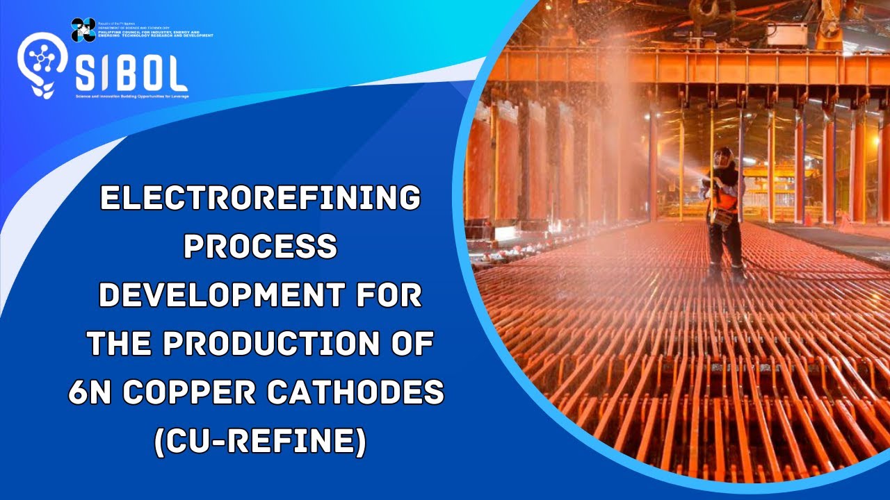 Electrorefining Process Development for the Production of 6N Copper