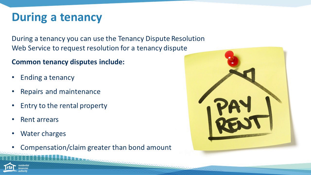 RTA Webinar - Tenancy Disputes Resolution Web Service - YouTube