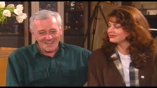 Rewind: 'Frasier' stars John Mahoney & Jane Leeves  1995 onset interview