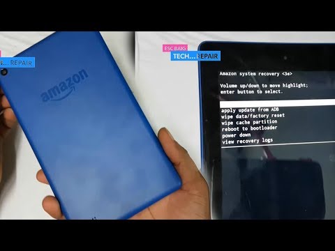 Amazon Fire 7'' Tab Hard Reset || Password Reset || amazon fire tab factory reset