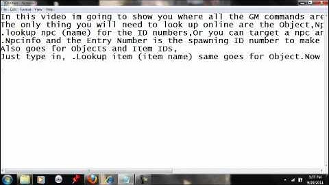 Getting GM commands from your navicat!