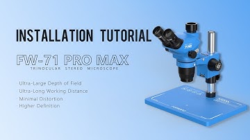 Synchronous Zoom Trinocular Stereo Microscope📌FW-71 Pro Max Operation & Installation |FORWARD&SOPTOP