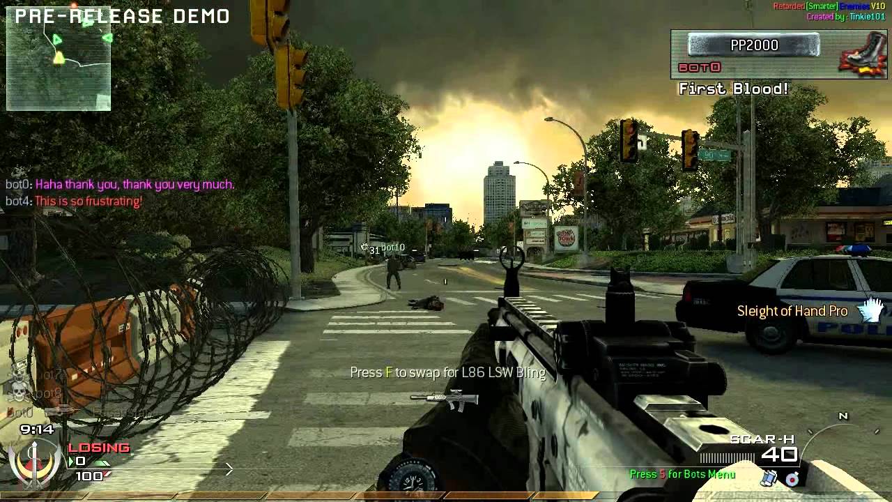 Modern Warfare 2 Multiplayer Burger Town