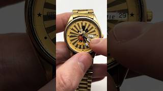 Seiko Starburst Dial Mickey Mouse Day Date Watch | Rare 1980s Disney Seiko Watches