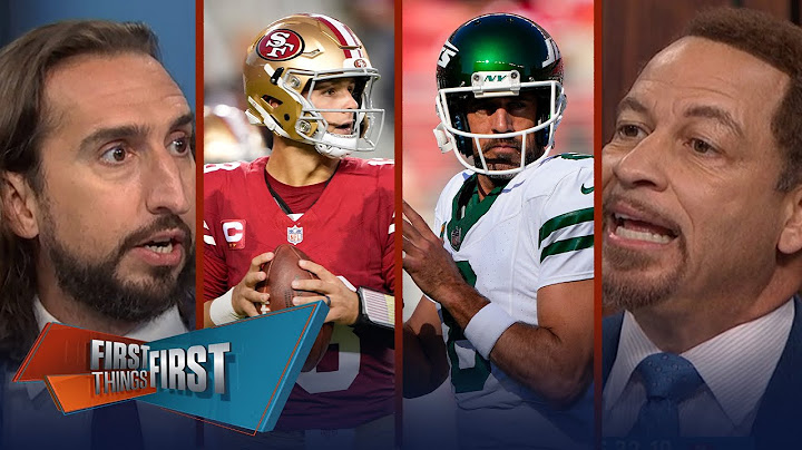 49ers beat Jets, Expectations for Aaron Rodgers, Nick grades Brock Purdy | NFL | FIRST THINGS FIRST