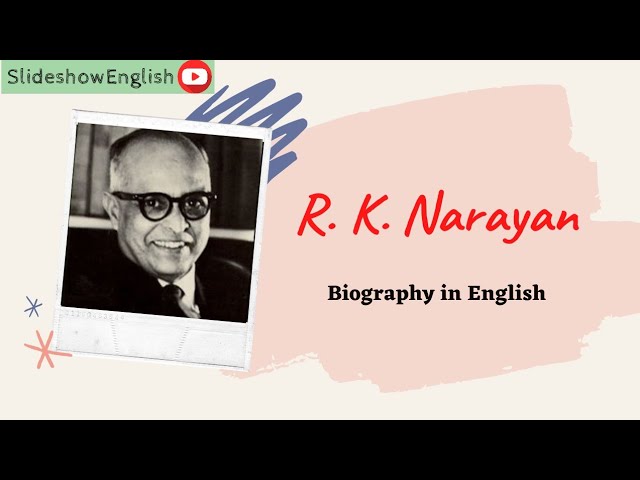 RK NARAYAN  A Biography  NTA NET English Preparation   YouTube