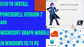 Stap voor stap PowerShell versie 7 en Microsoft Graph Module installeren in Windows 10/11