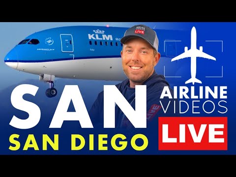 🔴LIVE SAN DIEGO (SAN) AIRPORT PLANE SPOTTING ACTION! (September 9th, 2025)