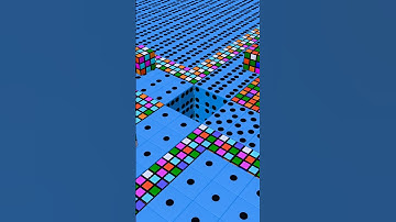 4 X 4 RubikDice Stack 2  #satisfyingvideo #dice