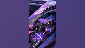 Center console of Mahindra BE 6 with interior. #ev