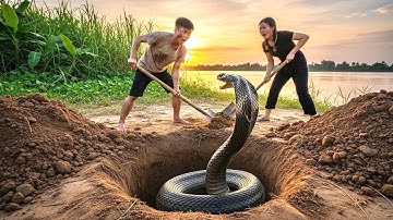 Cuộc gọi khẩn cấp cho chuyên gia bắt rắn | rất nhiều rắn bên dưới tấm bê tông 