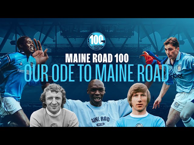 100 YEARS OF MAINE ROAD! | Celebrating a Century Since Our First Game At Maine Road! class=