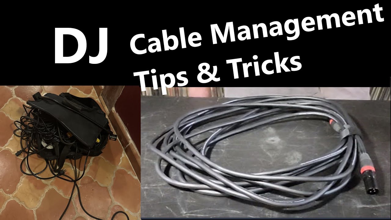 EASY DJ Cable Management Wrapping & Transport Tips - By Request - YouTube