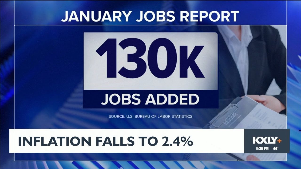 Inflation falls to 2.4% - YouTube