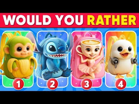 🎒 Would You Rather...? Choose Your SCHOOL SUPPLIES 📚✏️ School Edition | Leo Quiz
