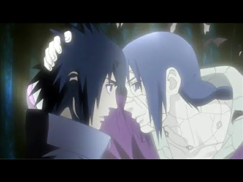 Itachi e Sasuke Vs Kabuto irmãos uchihas lutando juntos (Dublado)