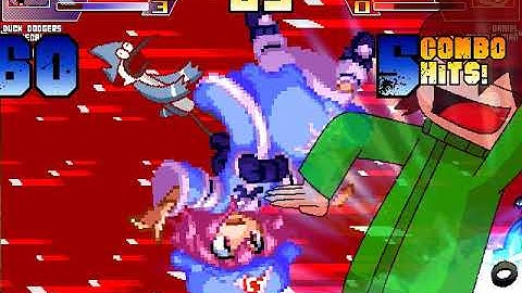 MUGEN battle #1706: Team Duck Dodgers vs Team Daniel (4v4 Simul)