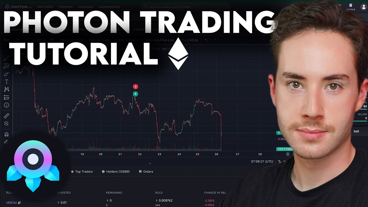 Photon Trading Tutorial on ETH! Make Limit Orders & Take Profit  Automatically