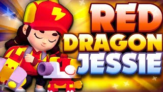 NEW FREE RED DRAGON JESSIE SKIN! - Jessie Star Power Glitches! - Happy Brawl Stars China Launch!