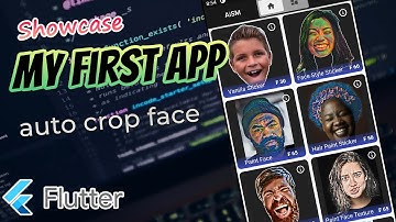 My First mobile app with Ai | Auto Crop Face!