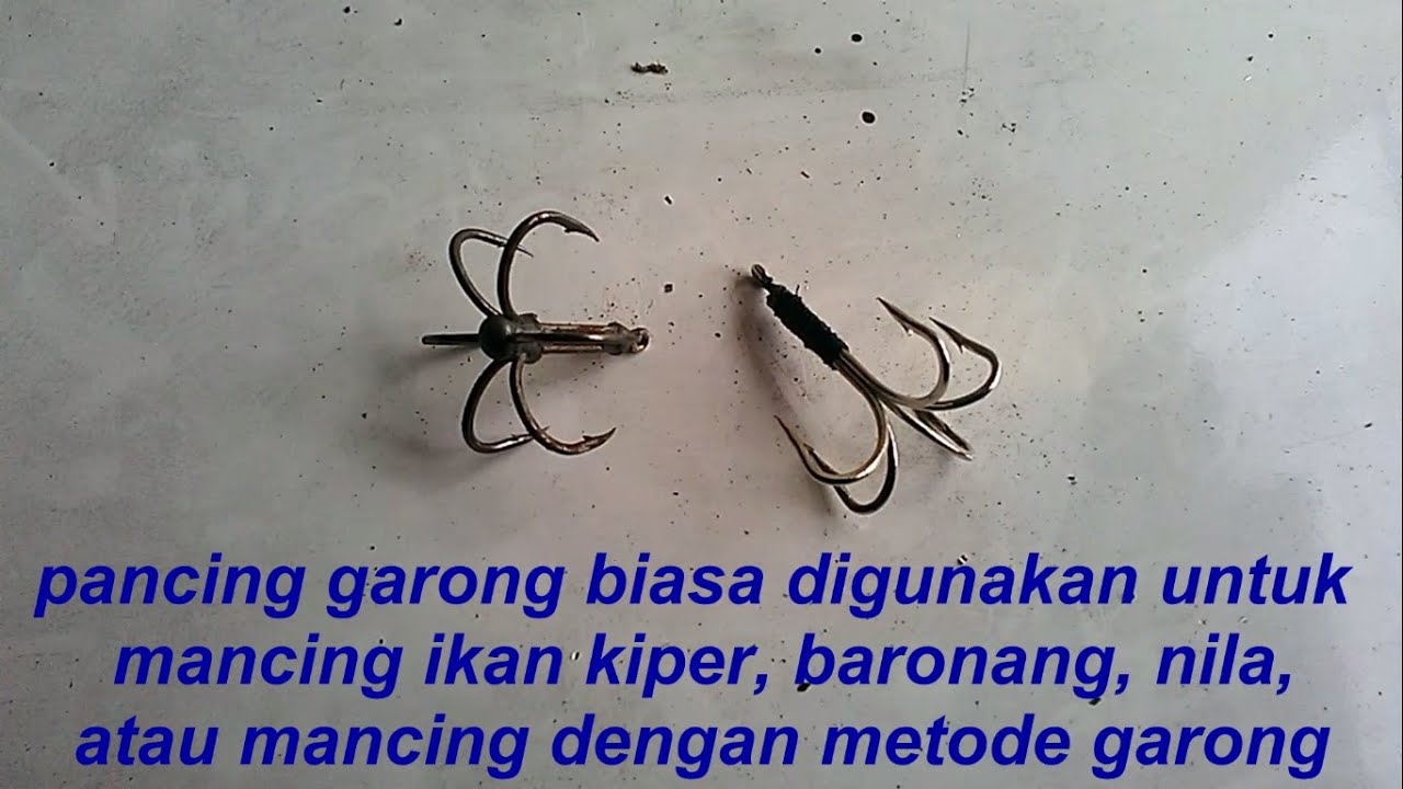 Cara Membuat Pancing Atau Kail Garong Dengan Mudah Dan Murah YouTube