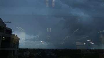 Sydney scud cloud and storm - 6th December 2017