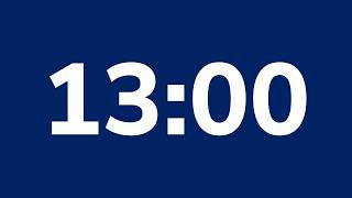 13 Minutes Timer | Minimalist & Silent with Final Alarm