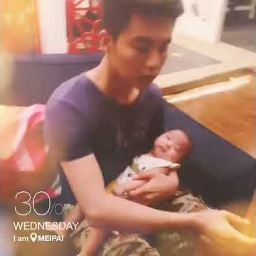 [Ma Tian Yu] Tian Yu fed milk to a baby马天宇给孩子喂奶