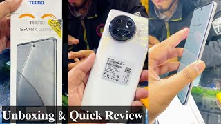 Tecno Spark 20 Pro+ White | 𝐔𝐧𝐛𝐨𝐱𝐢𝐧𝐠 & 𝐐𝐮𝐢𝐜𝐤 𝐑𝐞𝐯𝐢𝐞𝐰 |