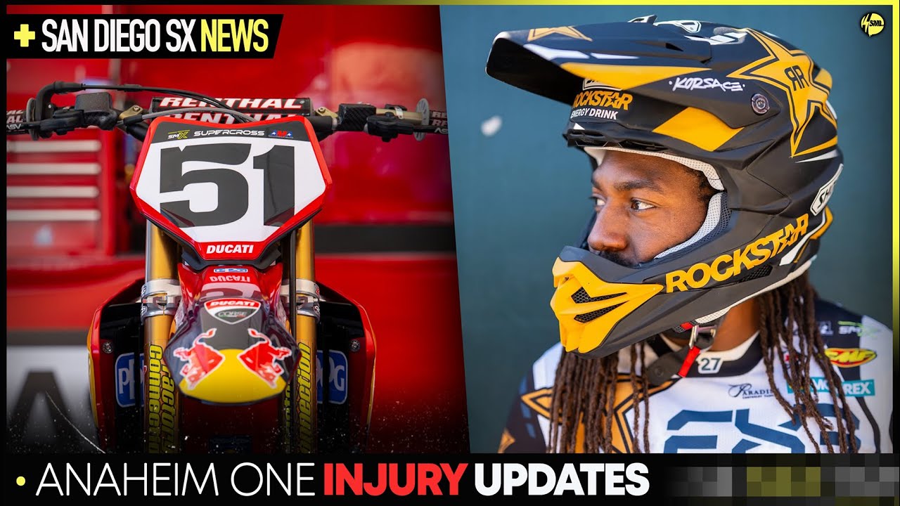 Who's Racing San Diego SX? • Injury Updates - Justin Barcia, Malcolm Stewart & More