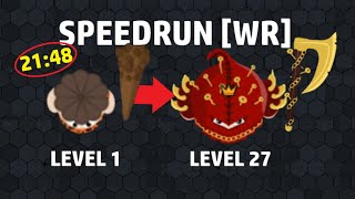 Evowars.io  Speedrun to level 27! [WR] 57k Score in 21:48!