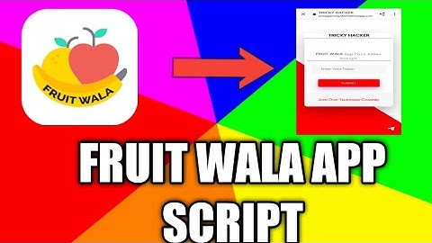 Fruit Wala App Script /fruit Wala App unlimited coin script / hack video full 💰💰
