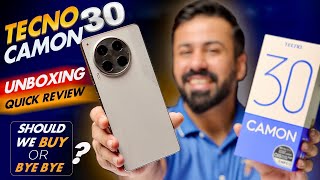 Tecno Camon 30 Unboxing | Quick review in Urdu/Hindi | Tecno Camon 30 Price in Pakistan