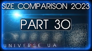 ABSOLUTE Size Comparison 2023 (Part 30) 4K 60FPS 3D