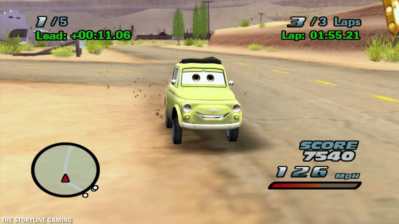 Cars The Game Luigi Gameplay PC YouTube