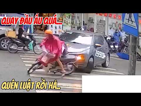 Quay đầu kiểu này sai luật rồi , chắc quên hết luật rồi phải không ?
