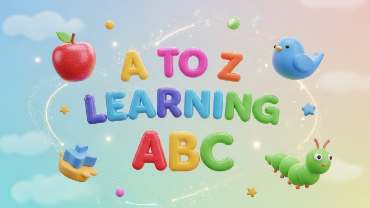 A TO Z Learning ABC Long 🔤📚 | Learn Alphabet for Kids | Full ABC ...
