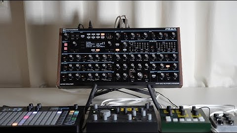 Squarp Hapax, Novation Peak, Elektron AH and Shallow Water