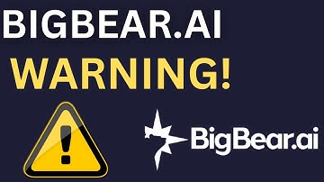 BIGBEAR.AI STOCK WARNING 🚨 | WHY BBAI MAY NOT BE THE NEXT PALANTIR ! - BBAI STOCK