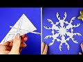 5 snowflake ideas for Christmas and New Year Paper Decorations