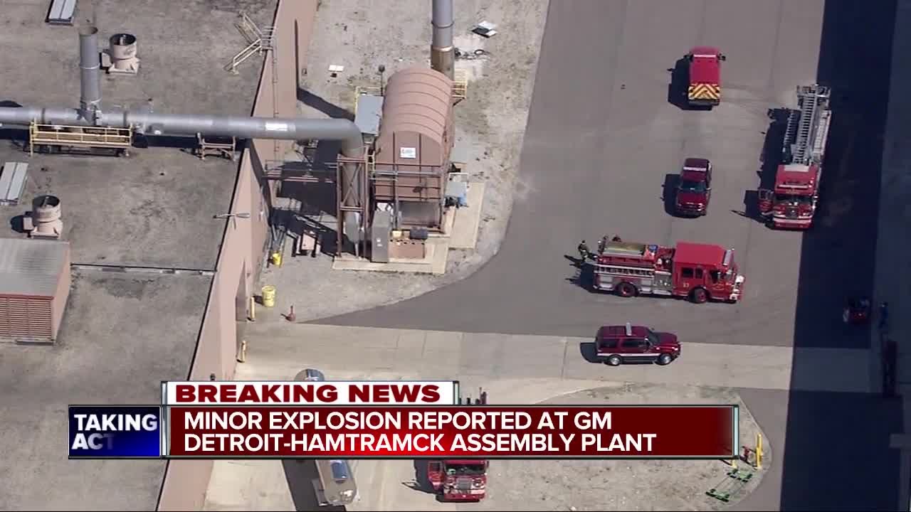 Minor explosion at General Motors plant - YouTube