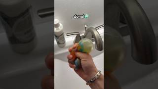 cleaning me needoh! #needoh #squishy #cleaning #fidget #stressball #satisfying #diy